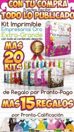 Kit Imprimible Empresarial Oro Mega Gigante Mas De 147 Kits - Imagen 2