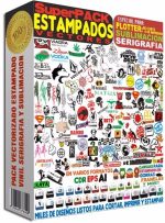 Pack Vectorizado Estampado Vinil Serigrafia Y Sublimacion
