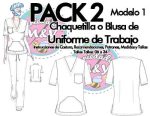 Patrones Moldes Imprimibles Pdf Uniformes Profesionales. - Imagen 2
