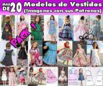 Vestidos Y Ropa Para Ni?as Patrones Moldes Imprimible. - Imagen 3
